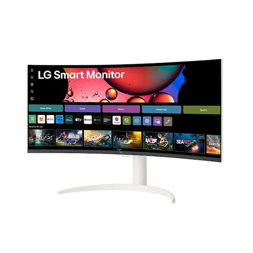 LG Smart 34SR65QC-W 34 Inch Curved Monitor